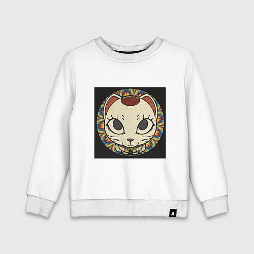 Детский свитшот Радужный Дандадан / Белый – фото 1