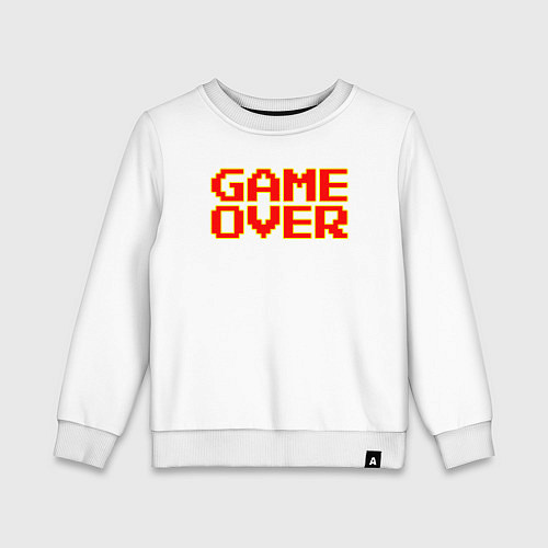 Детский свитшот Конец игры 8 бит / Белый – фото 1