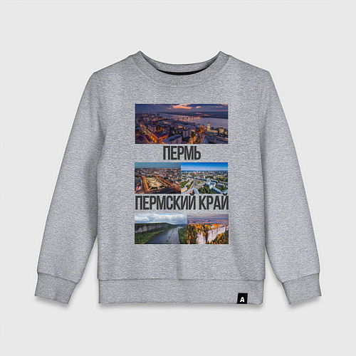 Детский свитшот Пермь / Меланж – фото 1