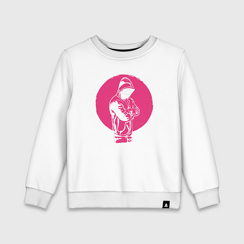 Детский свитшот Squid game army / Белый – фото 1