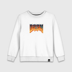 Детский свитшот Doom ultimate logo