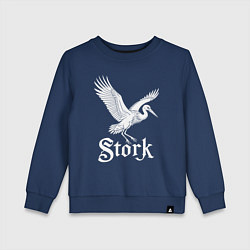 Детский свитшот Летящий аист