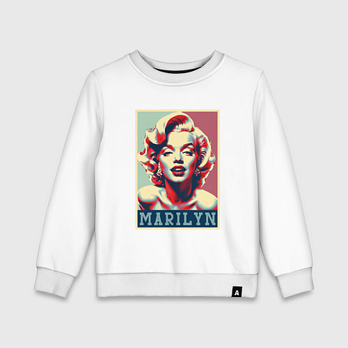 Детский свитшот Marilyn / Белый – фото 1