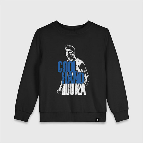 Детский свитшот Cool hand Luka / Черный – фото 1