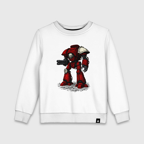 Детский свитшот Боевой титан империи / Белый – фото 1