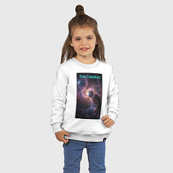 Свитшот хлопковый детский The Creators - space giant, цвет: белый — фото 2