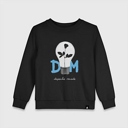 Свитшот хлопковый детский Depeche Mode - Lamp, цвет: черный