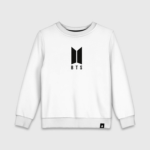 Детский свитшот BTS лого / Белый – фото 1