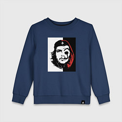 Свитшот хлопковый детский Money heist revolution, цвет: тёмно-синий