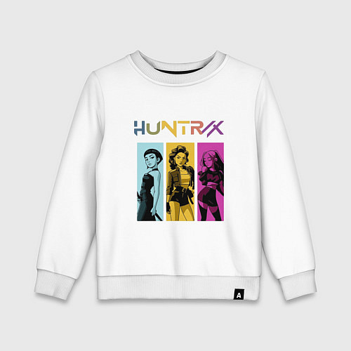 Детский свитшот Хантрикс Руми Мира Зои / Белый – фото 1