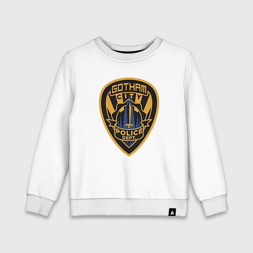 Детский свитшот Gotham city police / Белый – фото 1
