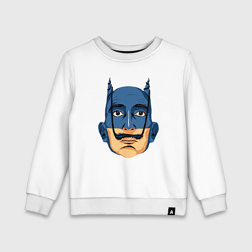 Детский свитшот Batman Dali / Белый – фото 1