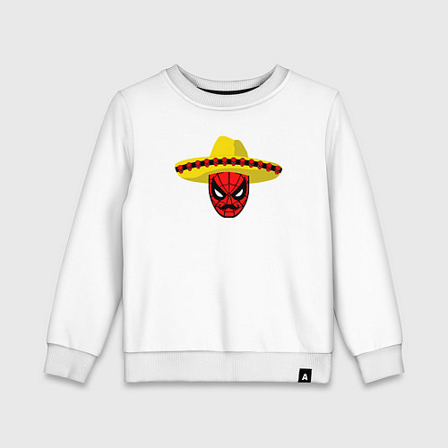 Детский свитшот Мексиканский человек-паук / Белый – фото 1