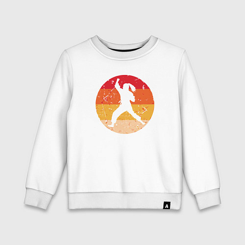 Детский свитшот Judo girl / Белый – фото 1