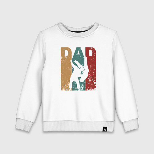Детский свитшот Отец дзюдо / Белый – фото 1