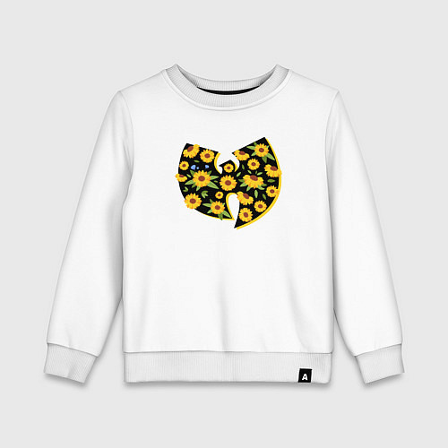 Детский свитшот Wu-Tang flowers / Белый – фото 1
