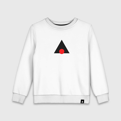 Детский свитшот Минимализм: геометрия / Белый – фото 1