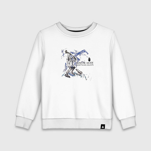 Детский свитшот Depeche Mode - Everything Counts Single / Белый – фото 1