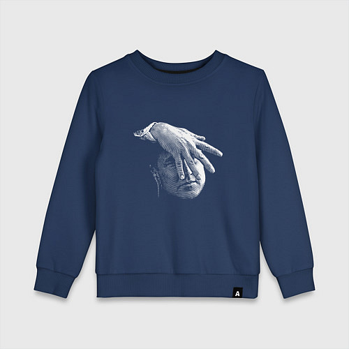 Детский свитшот Gordon Cole: fingers / Тёмно-синий – фото 1