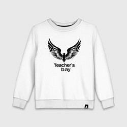 Детский свитшот День учителя орел