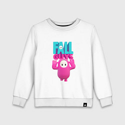 Детский свитшот Fall Guys - персонаж и лого