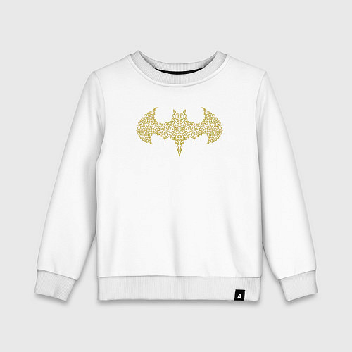 Детский свитшот Batman tracery / Белый – фото 1