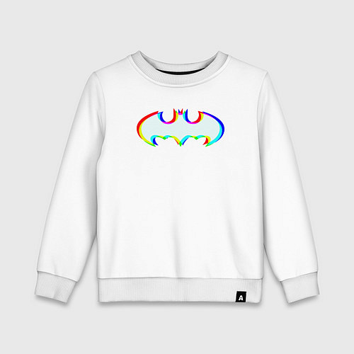 Детский свитшот Batman lights / Белый – фото 1