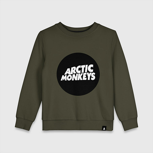 Детский свитшот Arctic Monkeys Round / Хаки – фото 1