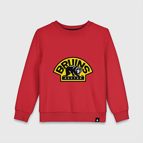 Детский свитшот HC Boston Bruins Label / Красный – фото 1