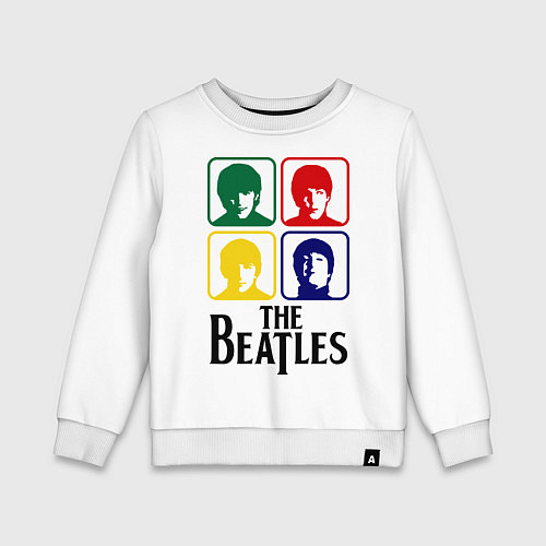 Детский свитшот The Beatles: Colors / Белый – фото 1