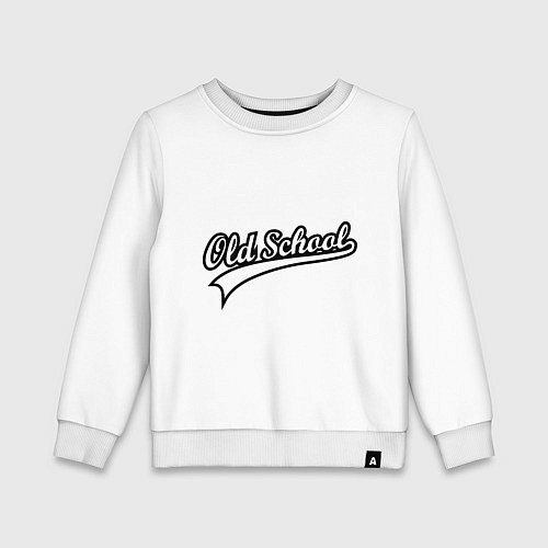 Детский свитшот Oldschool / Белый – фото 1