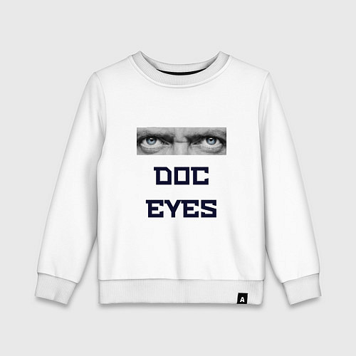 Детский свитшот Doc Eyes / Белый – фото 1