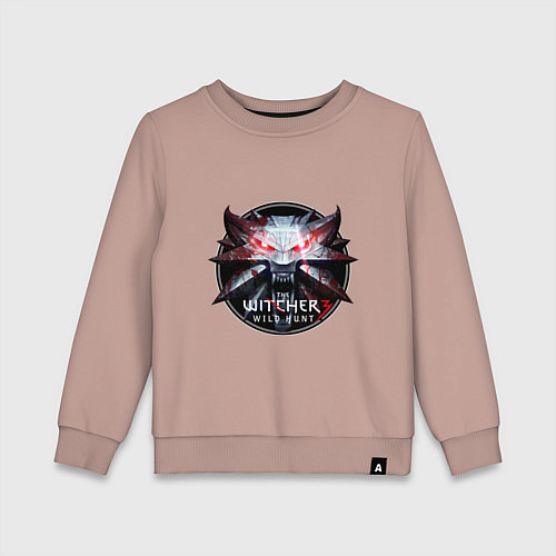 Детский свитшот The Witcher 3 / Пыльно-розовый – фото 1