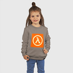 Свитшот хлопковый детский Half-Life, цвет: утренний латте — фото 2