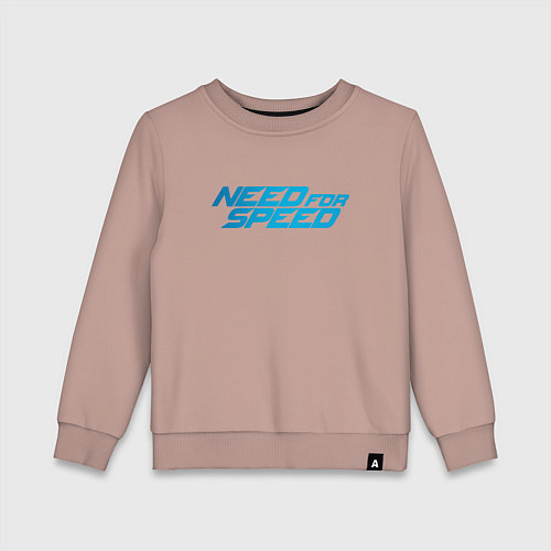 Детский свитшот Need for speed / Пыльно-розовый – фото 1