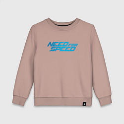 Свитшот хлопковый детский Need for speed, цвет: пыльно-розовый