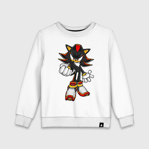 Детский свитшот Sonic Shadow / Белый – фото 1