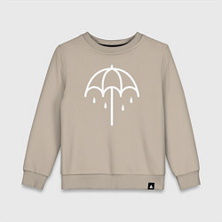 Свитшот хлопковый детский BMTH Symbol, цвет: миндальный