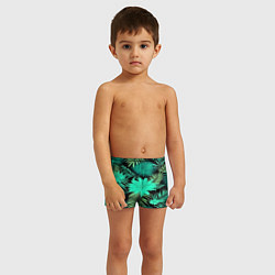 Плавки для мальчика Tropical pattern, цвет: 3D-принт — фото 2