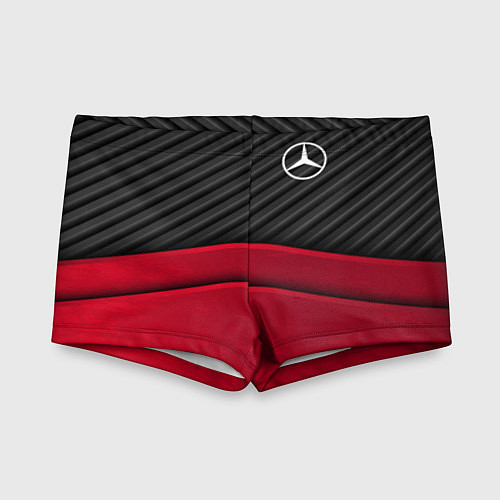 Детские плавки Mercedes Benz: Red Carbon / 3D-принт – фото 1