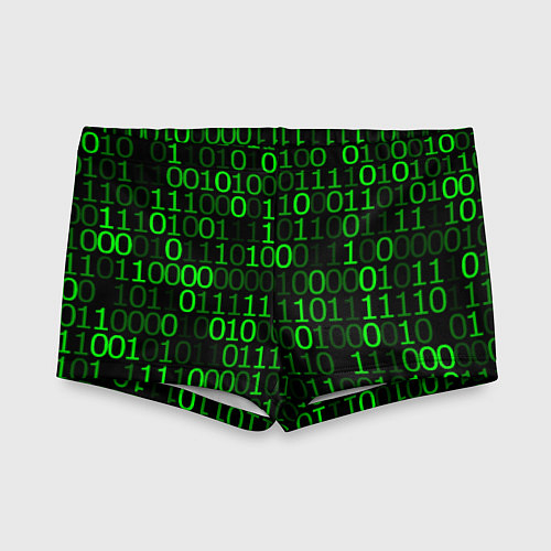 Детские плавки Бинарный Код Binary Code / 3D-принт – фото 1