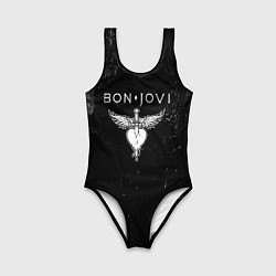 Купальник для девочки Bon Jovi, цвет: 3D-принт