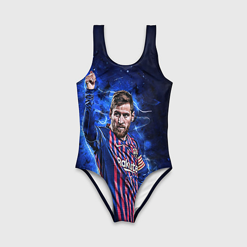 Детский купальник Lionel Messi Barcelona 10 / 3D-принт – фото 1