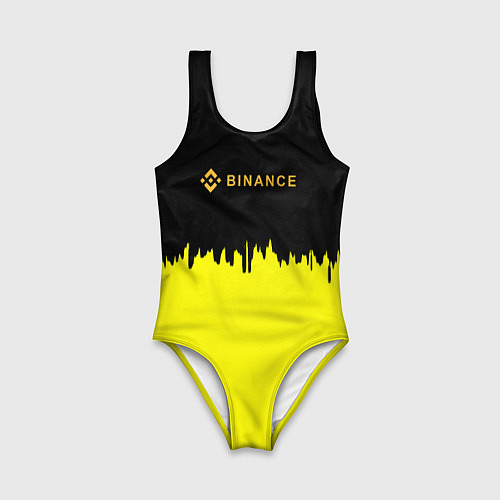 Детский купальник Binance биржа краски / 3D-принт – фото 1