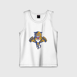 Майка детская хлопок Florida Panthers, цвет: белый