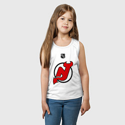 Майка детская хлопок New Jersey Devils: Kovalchuk 17, цвет: белый — фото 2