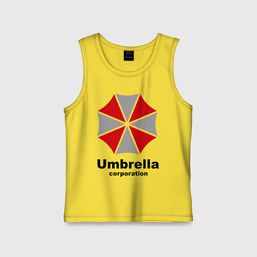 Детская майка Umbrella corporation / Желтый – фото 1