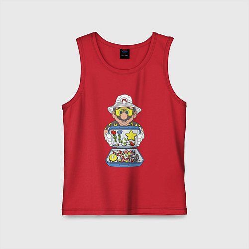 Детская майка Summer Mario / Красный – фото 1