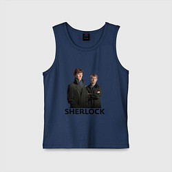 Детская майка Sherlock