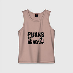 Детская майка Punks not dead